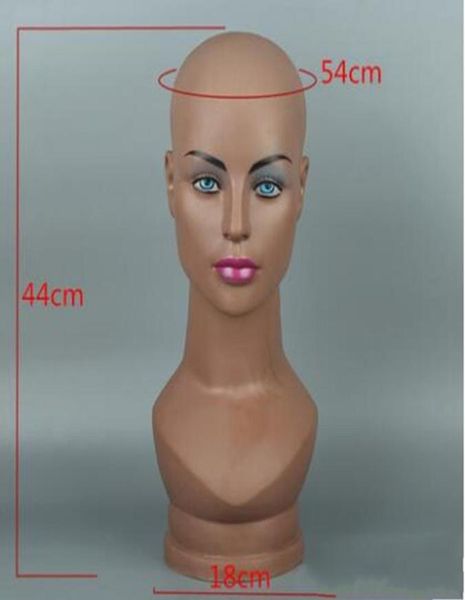 2023 plastic female wig head mannequin olx body dummy bald model wig hat scarf mall props bracket doll display model c7661428667, Khaki
2023 plastic female wig head mannequin olx body dummy bald model wig hat scarf mall props bracket doll display model c7661428667, Khaki