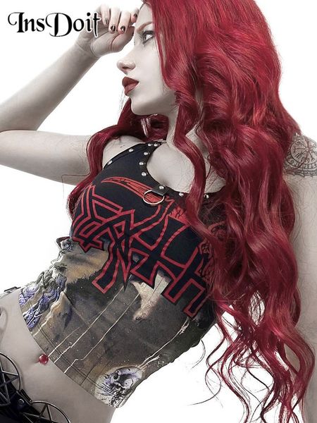 camisoles tanks insdoit y2k gothic black summer halter camis women streetwear print rivet fashion crop punk grunge slim sleeveless 230508, Black;white
camisoles tanks insdoit y2k gothic black summer halter camis women streetwear print rivet fashion crop punk grunge slim sleeveless 230508, Black;white