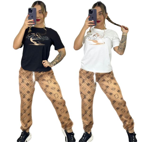 2023 designer brand women's tracksuits letters and pattern printing shirt pants summer y2k two piece womens outifits casual sports suit, Gray
2023 designer brand women's tracksuits letters and pattern printing shirt pants summer y2k two piece womens outifits casual sports suit, Gray