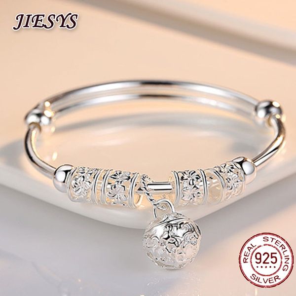 bangle 925 sterling silver hollow bells ball bangles adjustable bracelets for women fashion holiday gifts party wedding jewelry 230508, Black
bangle 925 sterling silver hollow bells ball bangles adjustable bracelets for women fashion holiday gifts party wedding jewelry 230508, Black