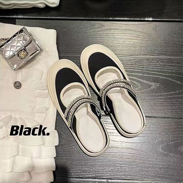 fashion cenl 22ss crystal straps canvas women slippers flatform mary jane mules black pink beige sandal summer woemns wide flat lady sandals
fashion cenl 22ss crystal straps canvas women slippers flatform mary jane mules black pink beige sandal summer woemns wide flat lady sandals