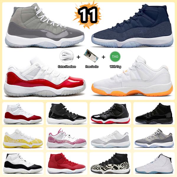 11 cement grey basketball shoes cherry 11s yellow snakeskin midnight navy varsity red cap and gown bred rose gold cool grey sneakers for men
11 cement grey basketball shoes cherry 11s yellow snakeskin midnight navy varsity red cap and gown bred rose gold cool grey sneakers for men
