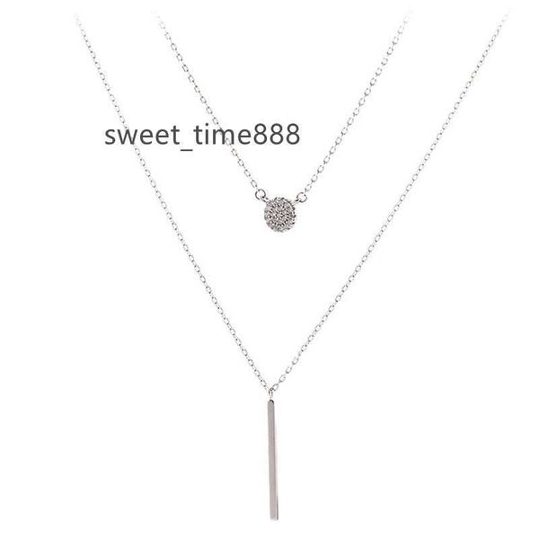 925 sterling silver gold color necklace for women zirconia pendant long strip chain clavicle female birthday party fine jewelry
925 sterling silver gold color necklace for women zirconia pendant long strip chain clavicle female birthday party fine jewelry