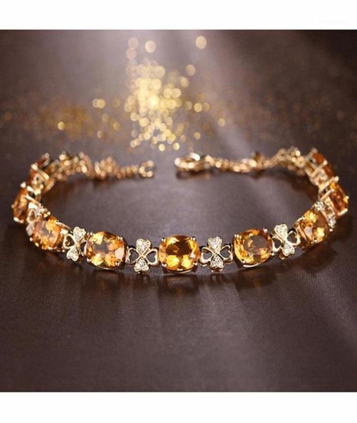 other bracelets yellow austrian crystal citrine gemstones diamonds chain for women 18k gold filled fine jewelry bijoux trendy gift2932278, Golden;silver
other bracelets yellow austrian crystal citrine gemstones diamonds chain for women 18k gold filled fine jewelry bijoux trendy gift2932278, Golden;silver
