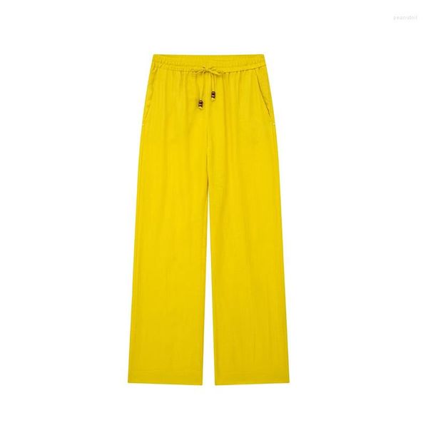 women's pants woman 2023 fashion casual vintage straight for women high waist linen pajamas style chic female trousers mujer, Black;white
women's pants woman 2023 fashion casual vintage straight for women high waist linen pajamas style chic female trousers mujer, Black;white