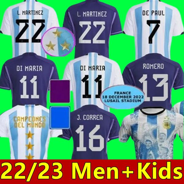 new 3 stars 2023 2024 argentina soccer jerseys 22 23 j.alvarez dybala di maria kun martinez maradona football shirt men kids kit fans player, Black;yellow
new 3 stars 2023 2024 argentina soccer jerseys 22 23 j.alvarez dybala di maria kun martinez maradona football shirt men kids kit fans player, Black;yellow