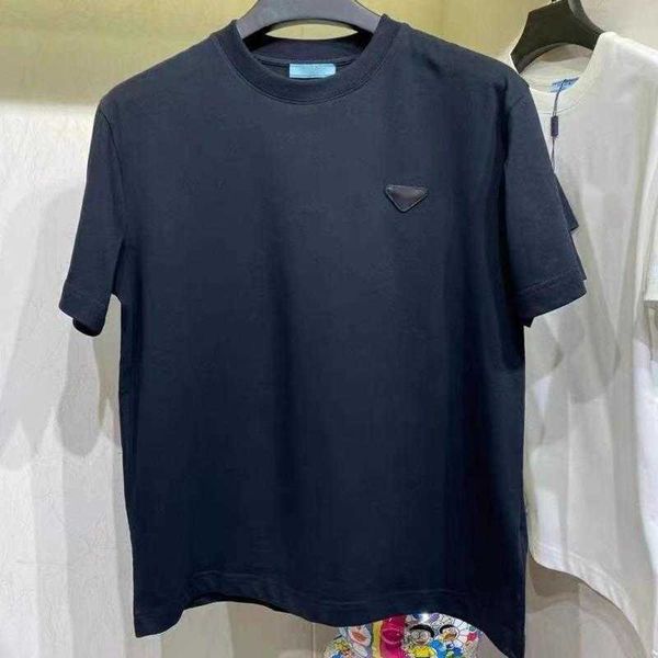 triangle embroidered short sleeved t shirt designer tshirt luxury clothing summer shirts cotton tees men pullover tshirts casual sweatshirt, White;black
triangle embroidered short sleeved t shirt designer tshirt luxury clothing summer shirts cotton tees men pullover tshirts casual sweatshirt, White;black