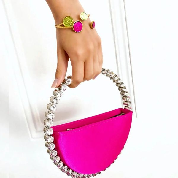new evening bags women diamond circular bag round handle dinner clutch purse ladies half moon
new evening bags women diamond circular bag round handle dinner clutch purse ladies half moon