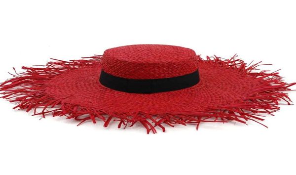 2019 female handknitted sun protection visor lafite straw hat big brim ladies women beach cap sun hat with untrimmed edges1277953, Blue;gray
2019 female handknitted sun protection visor lafite straw hat big brim ladies women beach cap sun hat with untrimmed edges1277953, Blue;gray