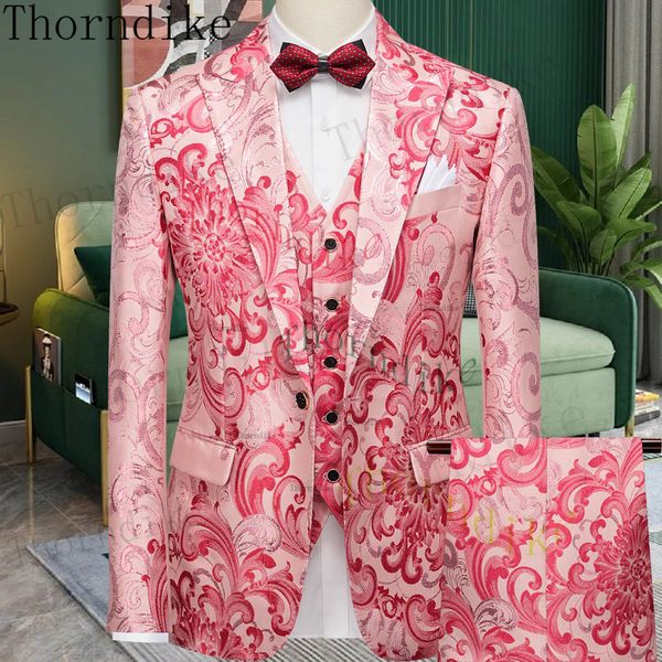men s suits blazers thorndike 2023 pink ed lapel wedding men one button tuxedo costume homme terno masculino slim fit blazer 3 pieces 230508, White;black
men s suits blazers thorndike 2023 pink ed lapel wedding men one button tuxedo costume homme terno masculino slim fit blazer 3 pieces 230508, White;black