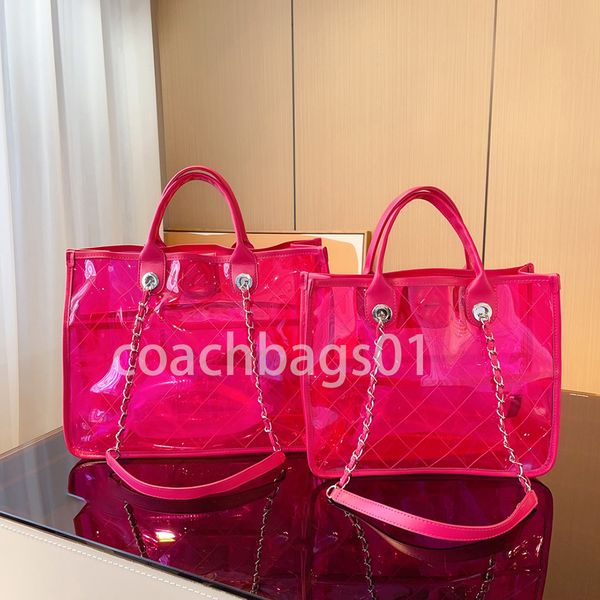 22 cc designer bags pvc transparent tote classic large capacity handbag popularity designer shoulder bags summer collocation jelly pack
22 cc designer bags pvc transparent tote classic large capacity handbag popularity designer shoulder bags summer collocation jelly pack