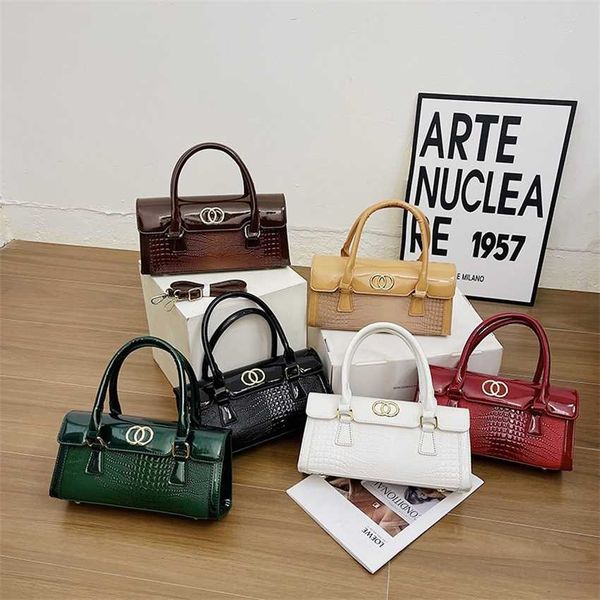 20% off 2023 handbag new women's fashion crocodile pattern handbag simple and versatile one shoulder crossbody bag
20% off 2023 handbag new women's fashion crocodile pattern handbag simple and versatile one shoulder crossbody bag