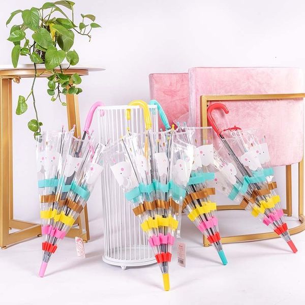 rain gear cute clouds cartoon rainbow kids kawaii transparent waterproof umbrellas for children female small girl arched clear mini 230508, Red;brown
rain gear cute clouds cartoon rainbow kids kawaii transparent waterproof umbrellas for children female small girl arched clear mini 230508, Red;brown