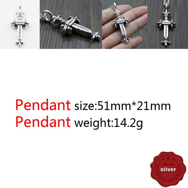 10059 fashionable s925 sterling silver retro cross flower pendant net red couple creative letter personalized classic punk hip hop style
10059 fashionable s925 sterling silver retro cross flower pendant net red couple creative letter personalized classic punk hip hop style