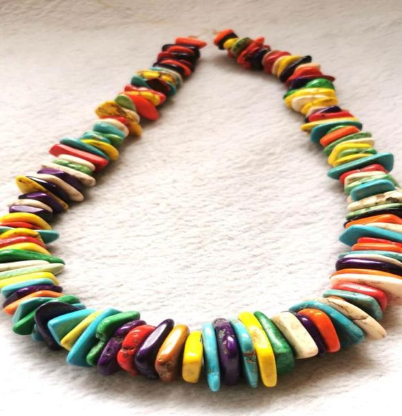17inch rough stone necklace slab form spacer heishi mixed magnesite beads charmnatural turquoise slab disc beads necklace6693026, Black
17inch rough stone necklace slab form spacer heishi mixed magnesite beads charmnatural turquoise slab disc beads necklace6693026, Black