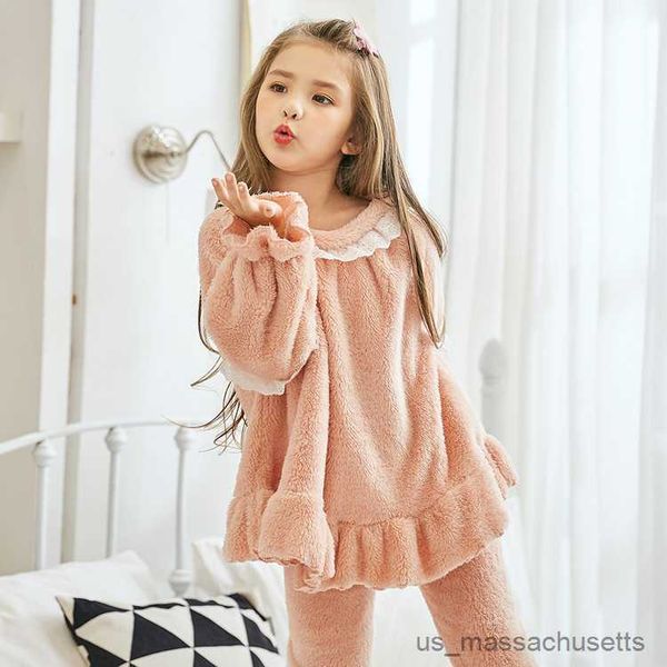 pajamas baby girls pajamas autumn winter children flare sleeve sleepwear toddlers girls warm thickening nightwear home clothes, Blue;red
pajamas baby girls pajamas autumn winter children flare sleeve sleepwear toddlers girls warm thickening nightwear home clothes, Blue;red
