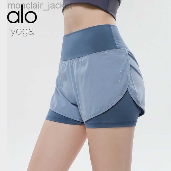 desginer alos yoga shorts sports shorts women's loose fit two piece running pants anti glare fitness pants, White;black
desginer alos yoga shorts sports shorts women's loose fit two piece running pants anti glare fitness pants, White;black
