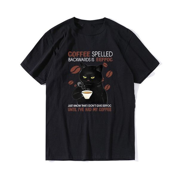 men s t shirts cotton black cat coffee tshirts men spelled backwards is eeffoc funny lover gifs vintage short sleeve t shirt 230508, White;black
men s t shirts cotton black cat coffee tshirts men spelled backwards is eeffoc funny lover gifs vintage short sleeve t shirt 230508, White;black