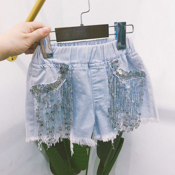 shorts summer girls shorts baby denim kids children bottoms streetwear fashion bling silver sequin tassel 3 to 9 yrs 230508, Black
shorts summer girls shorts baby denim kids children bottoms streetwear fashion bling silver sequin tassel 3 to 9 yrs 230508, Black