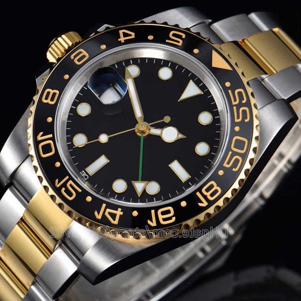 gmt selfwinding st9 watch stainless black blue batman ceramic bezel luxury mens watch automatic movement men watches oyster adjustable hand, Slivery;golden
gmt selfwinding st9 watch stainless black blue batman ceramic bezel luxury mens watch automatic movement men watches oyster adjustable hand, Slivery;golden