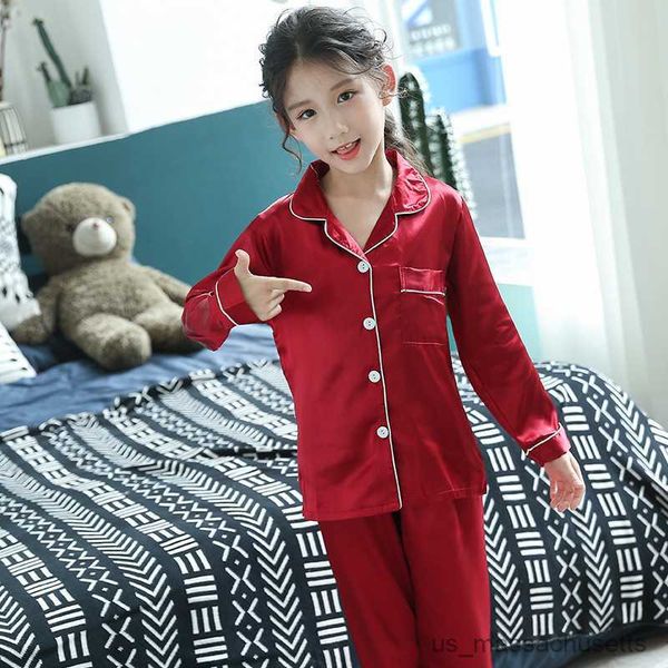pajamas spring autumn children satin pajamas sets kids girls solid silk long sleeve pieces andpants sleepwear pyjama for child, Blue;red
pajamas spring autumn children satin pajamas sets kids girls solid silk long sleeve pieces andpants sleepwear pyjama for child, Blue;red
