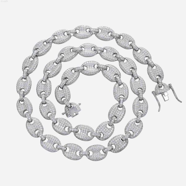 european hip hops men's cuban link chain necklace hip hop iced out miami crystal cuban link chain necklace, Silver
european hip hops men's cuban link chain necklace hip hop iced out miami crystal cuban link chain necklace, Silver