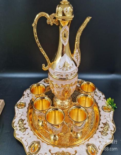 tibetan silver wine set eightpiece set antique antique collection antique distressed copper handicraft stall small pieces wholesa2267279, Blue;slivery
tibetan silver wine set eightpiece set antique antique collection antique distressed copper handicraft stall small pieces wholesa2267279, Blue;slivery