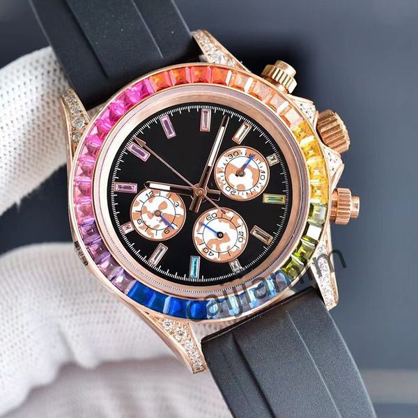 mens designer luxury watch automatic mechanical 40mm rainbow diamond bezel rose wristwatches, Slivery;golden
mens designer luxury watch automatic mechanical 40mm rainbow diamond bezel rose wristwatches, Slivery;golden