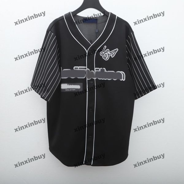 xinxinbuy men designer tee t shirt 23ss knitted baseball 00 airplane jacquard stripe short sleeve cotton women black white s-2xl, Black;brown
xinxinbuy men designer tee t shirt 23ss knitted baseball 00 airplane jacquard stripe short sleeve cotton women black white s-2xl, Black;brown