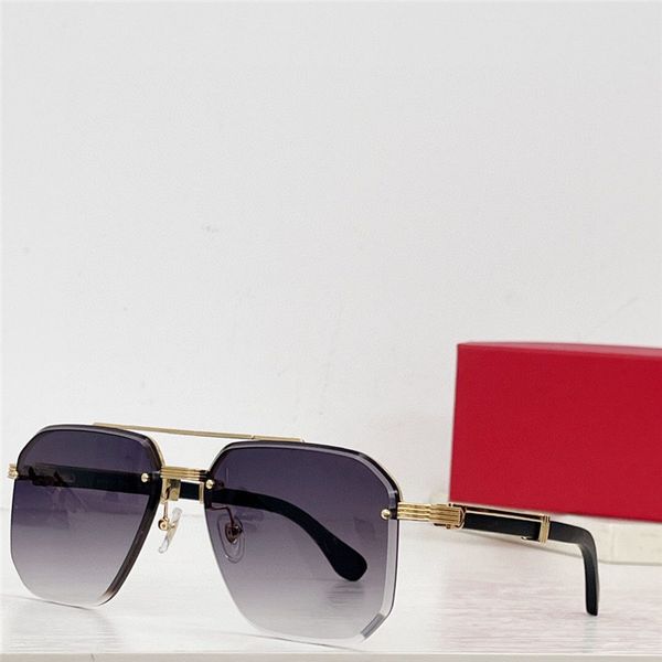 new fashion design pilot sunglasses 0369s rimless cut lens half metal frame simple and popular style outdoor uv400 protection glassestcsw, White;black
new fashion design pilot sunglasses 0369s rimless cut lens half metal frame simple and popular style outdoor uv400 protection glassestcsw, White;black