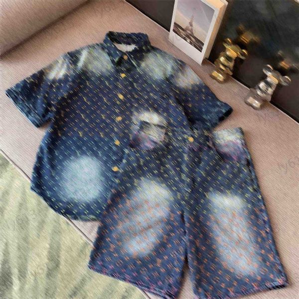designer mens clothes sets fashion leisure luxury rainbow denim double layer jacquard yarn craft pure cotton t-shirt shorts two piece set ma, Gray
designer mens clothes sets fashion leisure luxury rainbow denim double layer jacquard yarn craft pure cotton t-shirt shorts two piece set ma, Gray