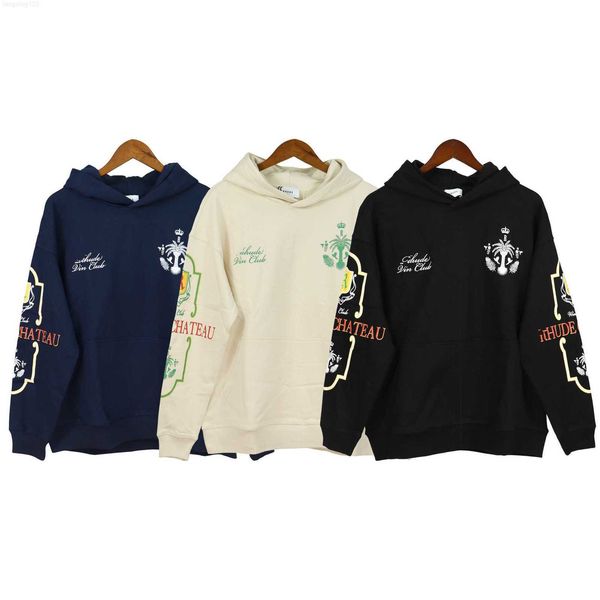 2023 new men's hoodies sweatshirts north american high street brand rhude autumn winter version printed casual long sleeve sweater, Black
2023 new men's hoodies sweatshirts north american high street brand rhude autumn winter version printed casual long sleeve sweater, Black