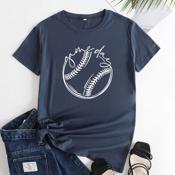 women's t-shirt game day baseball t-shirt funny women graphic sports tee shirt ute baseball player gift tshirt 230508, White
women's t-shirt game day baseball t-shirt funny women graphic sports tee shirt ute baseball player gift tshirt 230508, White