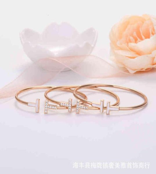factory designer bangle high version t home full diamond double t bracelet female 925 sterling silver plated 18k real gold natural white fri, Black
factory designer bangle high version t home full diamond double t bracelet female 925 sterling silver plated 18k real gold natural white fri, Black