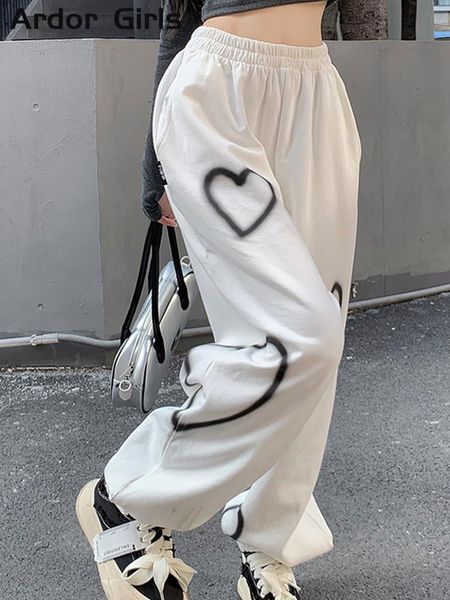 women s pants s streetwear hip hop women 2023 spring summer loose oversize high waist female sweatpants ins chic printed lady trousers 23050, Black;white
women s pants s streetwear hip hop women 2023 spring summer loose oversize high waist female sweatpants ins chic printed lady trousers 23050, Black;white
