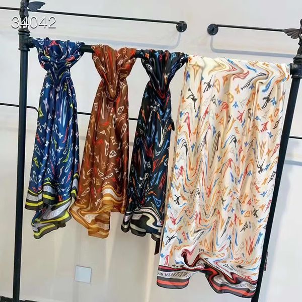designer design gift scarf 100 % silk scarf women's headscarf long shawl wraps in winter neck scarf ladies, luxury size 180x90cm, Blue;gray
designer design gift scarf 100 % silk scarf women's headscarf long shawl wraps in winter neck scarf ladies, luxury size 180x90cm, Blue;gray