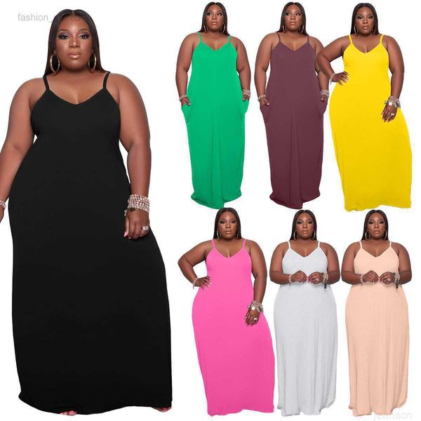 large women's dress pure suspender fashion loose floor skirt dress women designers clothes 2023 xl-5xl, Black
large women's dress pure suspender fashion loose floor skirt dress women designers clothes 2023 xl-5xl, Black