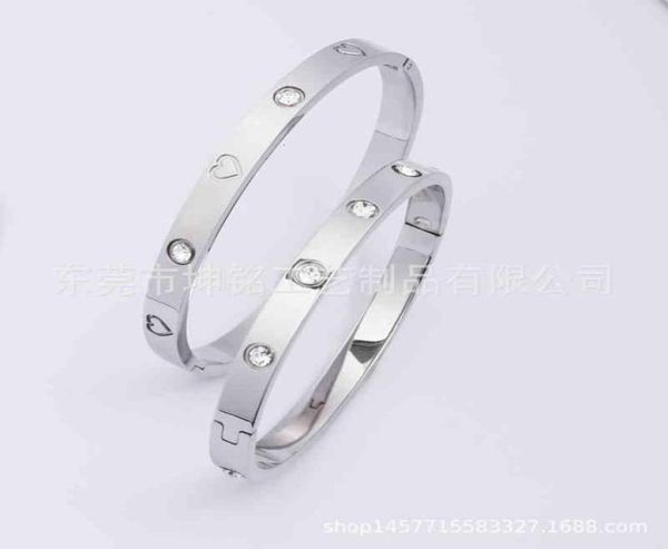 fashion fashion stainless steel diamond inlaid love men and women039s lovers bracelet gift bracelet jewelry7192978, Black
fashion fashion stainless steel diamond inlaid love men and women039s lovers bracelet gift bracelet jewelry7192978, Black