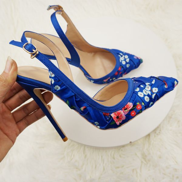 blue satin women's high heel sandals dance silk glossy colorful flowers patterned red bottom pointed high-heeled 12cm banquet shoes buc, Black
blue satin women's high heel sandals dance silk glossy colorful flowers patterned red bottom pointed high-heeled 12cm banquet shoes buc, Black