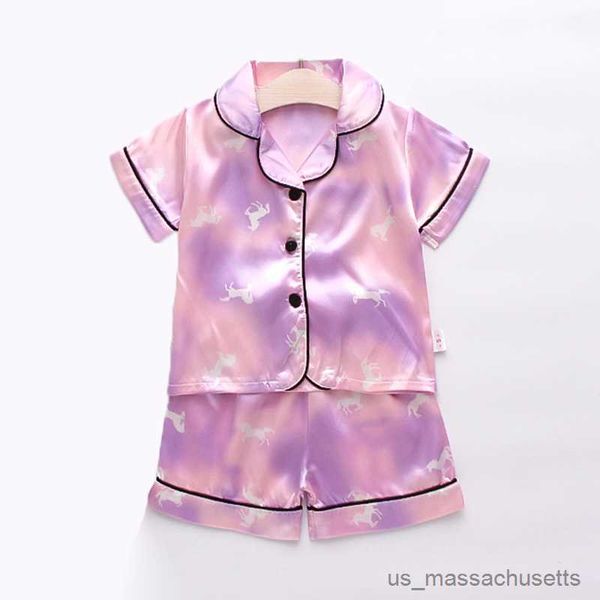 pajamas fashion girls pajamas set summer short sleeve children sleepwear suit silk baby boy pyjamas set for kids home wear clothing, Blue;red
pajamas fashion girls pajamas set summer short sleeve children sleepwear suit silk baby boy pyjamas set for kids home wear clothing, Blue;red