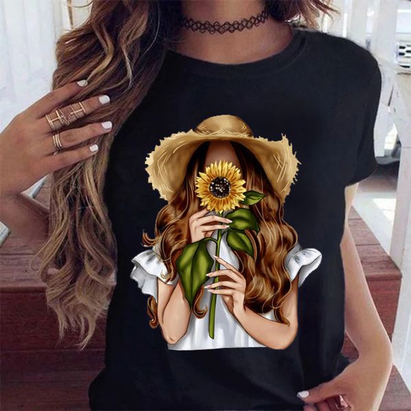 women's t-shirt fashion women t shirt sunflower girl printed t shirt casual black 90s ladies girl tee shirt female harajuku graphic t-, White
women's t-shirt fashion women t shirt sunflower girl printed t shirt casual black 90s ladies girl tee shirt female harajuku graphic t-, White