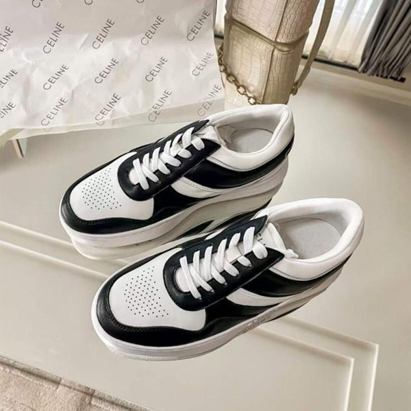 fashion casuals shoes women trainer thick bottom running sneaker italy famous low leather small hole design breathable casual cycling athlet, Black
fashion casuals shoes women trainer thick bottom running sneaker italy famous low leather small hole design breathable casual cycling athlet, Black