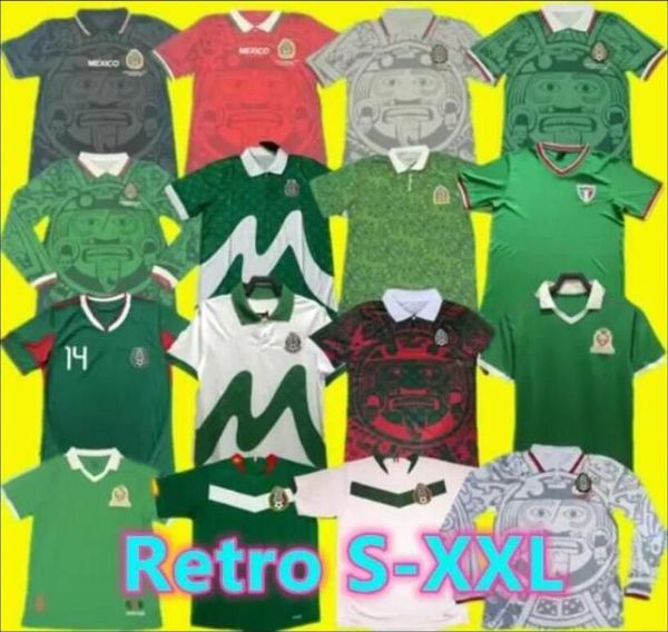 1998 retro edition mexico soccer jersey long sleeve vintage 2006 2010 1995 1986 1994 1999 world cup shirt blanco hernandez classic football, Black;yellow
1998 retro edition mexico soccer jersey long sleeve vintage 2006 2010 1995 1986 1994 1999 world cup shirt blanco hernandez classic football, Black;yellow
