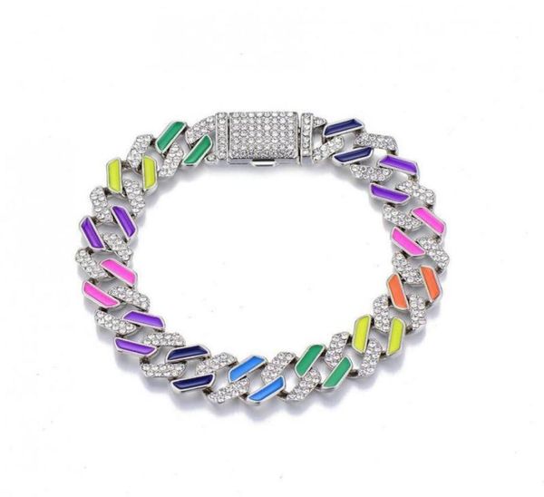 link chain 12mm iced out cuban for men women crystal neon colorful green pink enamel anklet bangle rainbow jewelry 10quotlinklin4227299, Black
link chain 12mm iced out cuban for men women crystal neon colorful green pink enamel anklet bangle rainbow jewelry 10quotlinklin4227299, Black