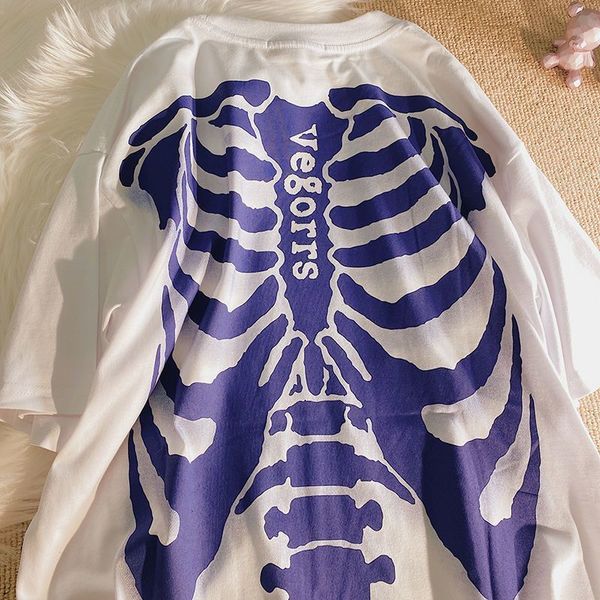 women s t shirt american street hip hop skull short sleeve t shirt for and wo loose oversize premium undershirt wo 230508, White
women s t shirt american street hip hop skull short sleeve t shirt for and wo loose oversize premium undershirt wo 230508, White