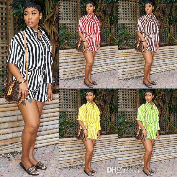 2023 summer womens tracksuits fashion stripe print two piece set loose short sleeve shirt and shorts suits 2 piece sets outfit, Gray
2023 summer womens tracksuits fashion stripe print two piece set loose short sleeve shirt and shorts suits 2 piece sets outfit, Gray