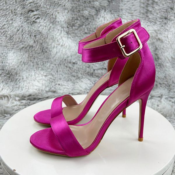 fuchsia slik satin sandals women ankle strap open toe high heel sandals luxury brand red bottom 12cm 10cm cover heel elegant summer dress st, Black
fuchsia slik satin sandals women ankle strap open toe high heel sandals luxury brand red bottom 12cm 10cm cover heel elegant summer dress st, Black