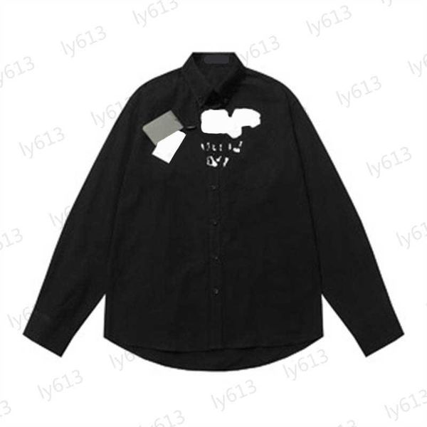 black designer mens early spring leisure luxury classic brand double b letter graffiti print design long sleeved breathable pure cotton shi, White;black
black designer mens early spring leisure luxury classic brand double b letter graffiti print design long sleeved breathable pure cotton shi, White;black