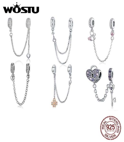 100 925 sterling silver the key to heart safety chain charm fit wostu original beads bracelet jewelry 2201195410684, Bronze;silver
100 925 sterling silver the key to heart safety chain charm fit wostu original beads bracelet jewelry 2201195410684, Bronze;silver