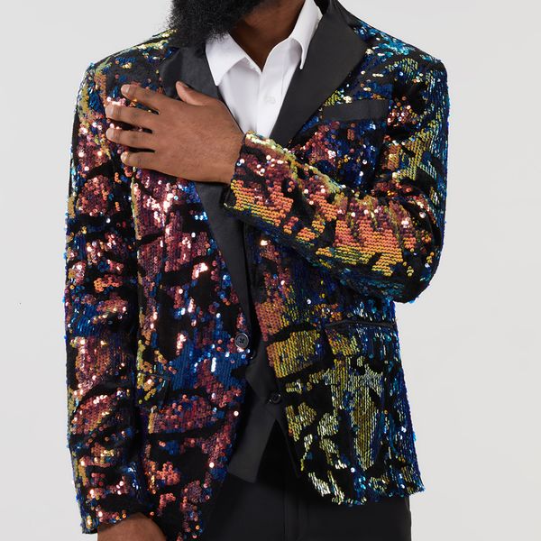 men s suits blazers black sequin one button shawl collar suit jacket bling glitter nightclub prom dj blazer stage clothes for singers 230508, White;black
men s suits blazers black sequin one button shawl collar suit jacket bling glitter nightclub prom dj blazer stage clothes for singers 230508, White;black